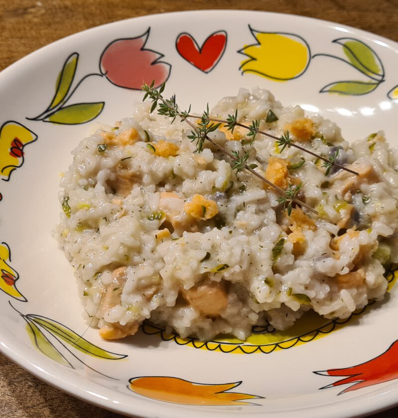 Zalm risotto uit de instant pot / CPE